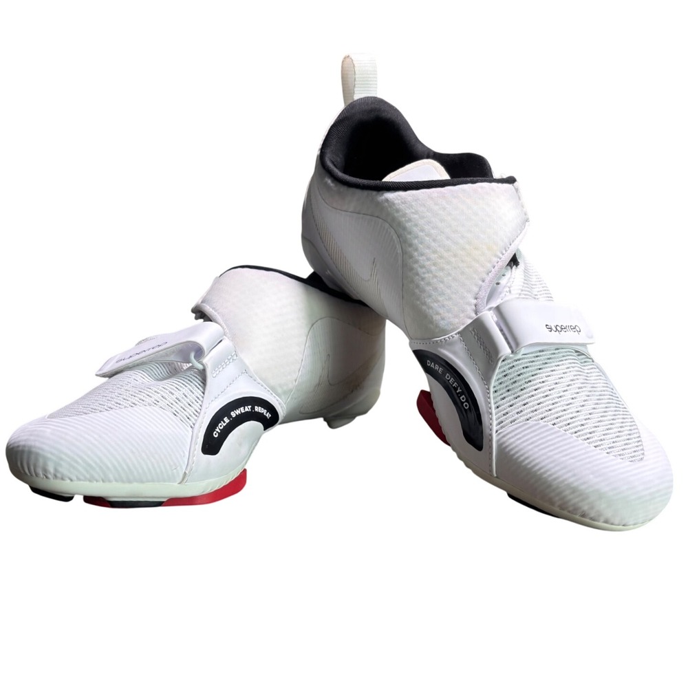 Nike SuperRep Cycle White Black Indoor Cycling Shoes Unisex Mens 9 Womens 10.5